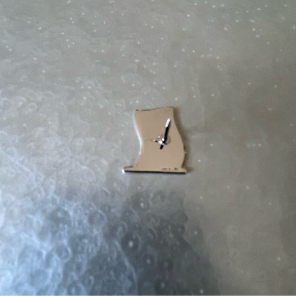 Sterling Silver 925 rhodiumed enameled Flag pin - Picture 9 of 12